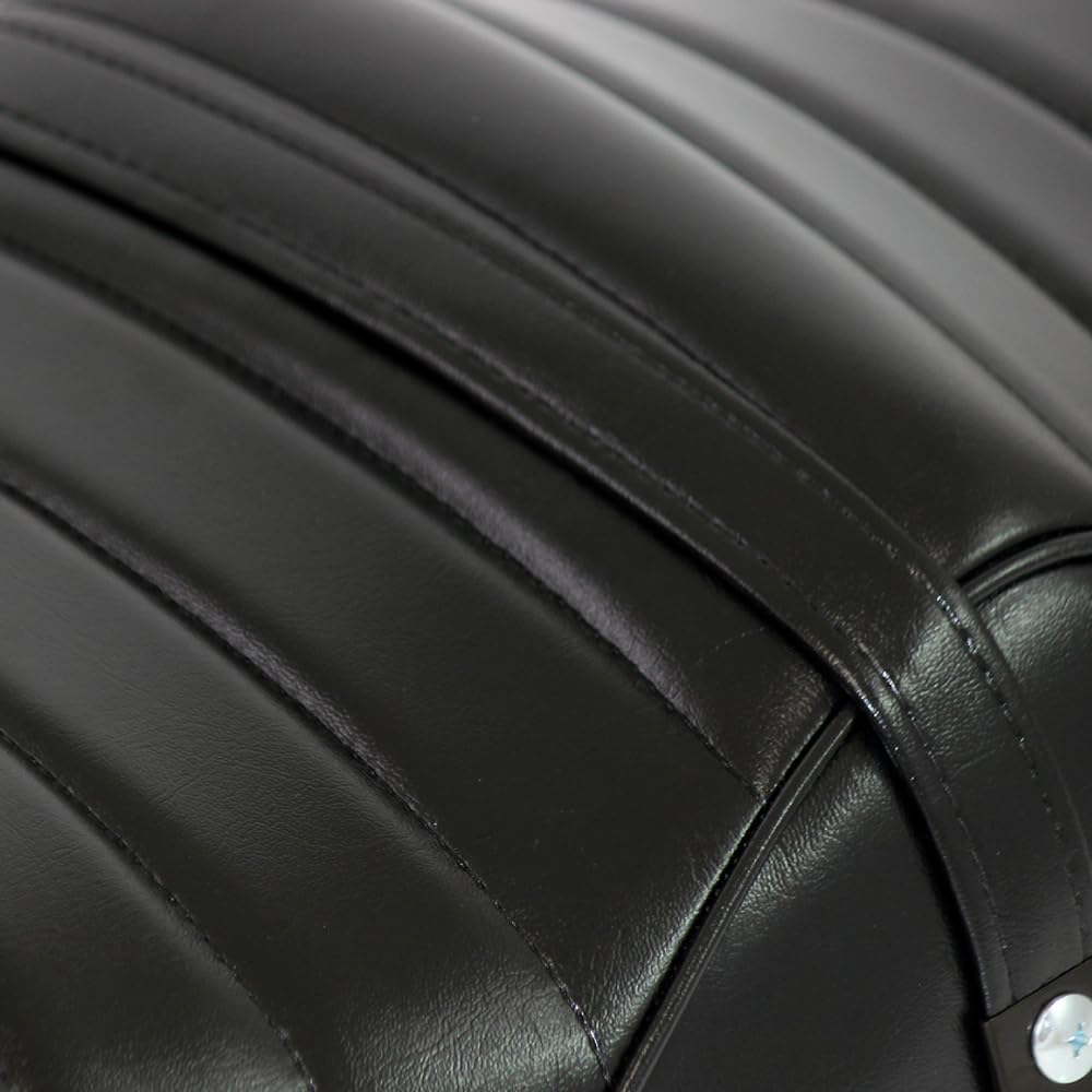 KAWASAKI Zephyr χ leather tuck roll seat black