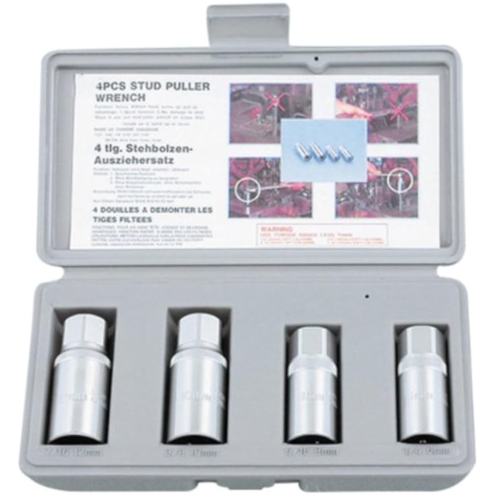 Daytona Motorcycle 1/2 Stud Bolt Remover Set of 4 44293