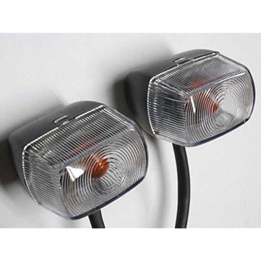 RinParts 1107061 Genuine Type for Zoomer Clear Turn Signal for 1 Car (Front, Left and Right Set)