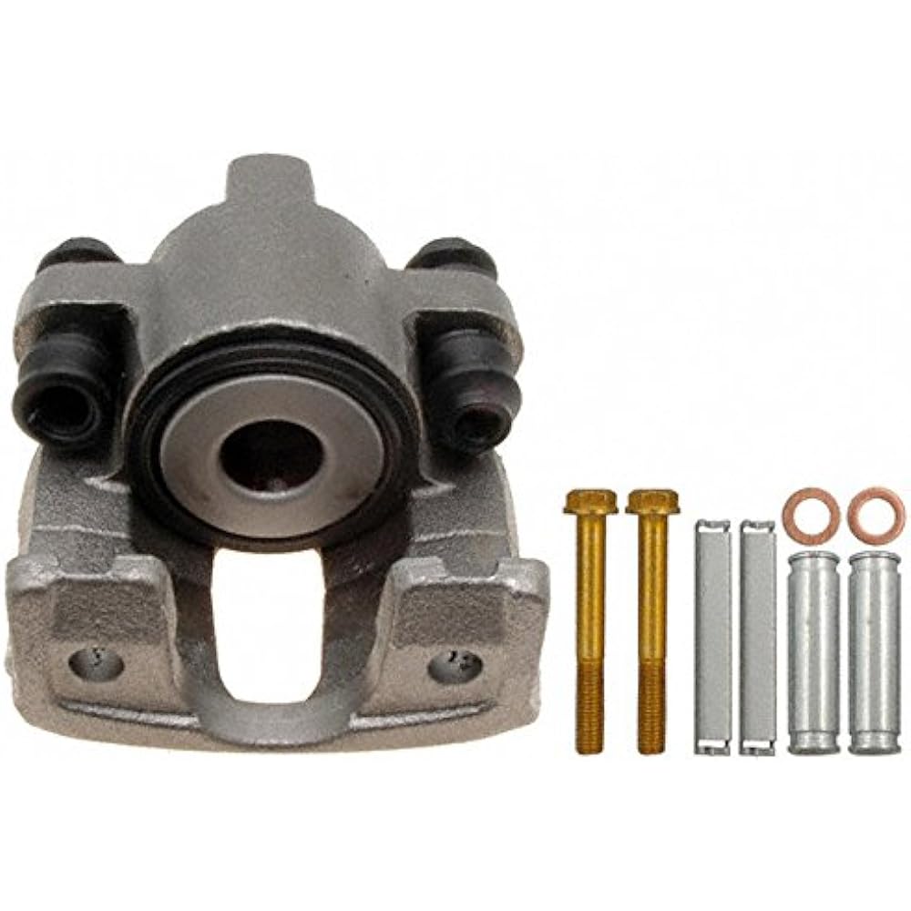 ACDELCO Professional 18FR1296 Rear passenger seat side disc brake caliper assembly (friction ladyinon coating) Recycled item