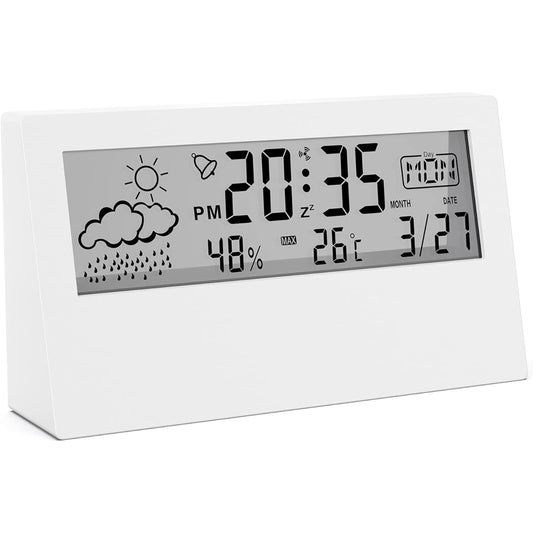 Clock Table Clock Alarm Clock Digital Calendar Snooze Date Humidity Temperature Day of the Week Heatstroke Japanese Instruction Manual 6