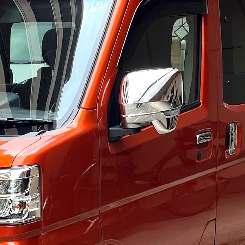 CGP Door Mirror Cover/Front Corner Cover Set Paste Plating S700V S710V Light Truck Hijet Truck Jumbo Extra Extra Car with Genuine Turn Signal Mirror CGP5758-5756-SET