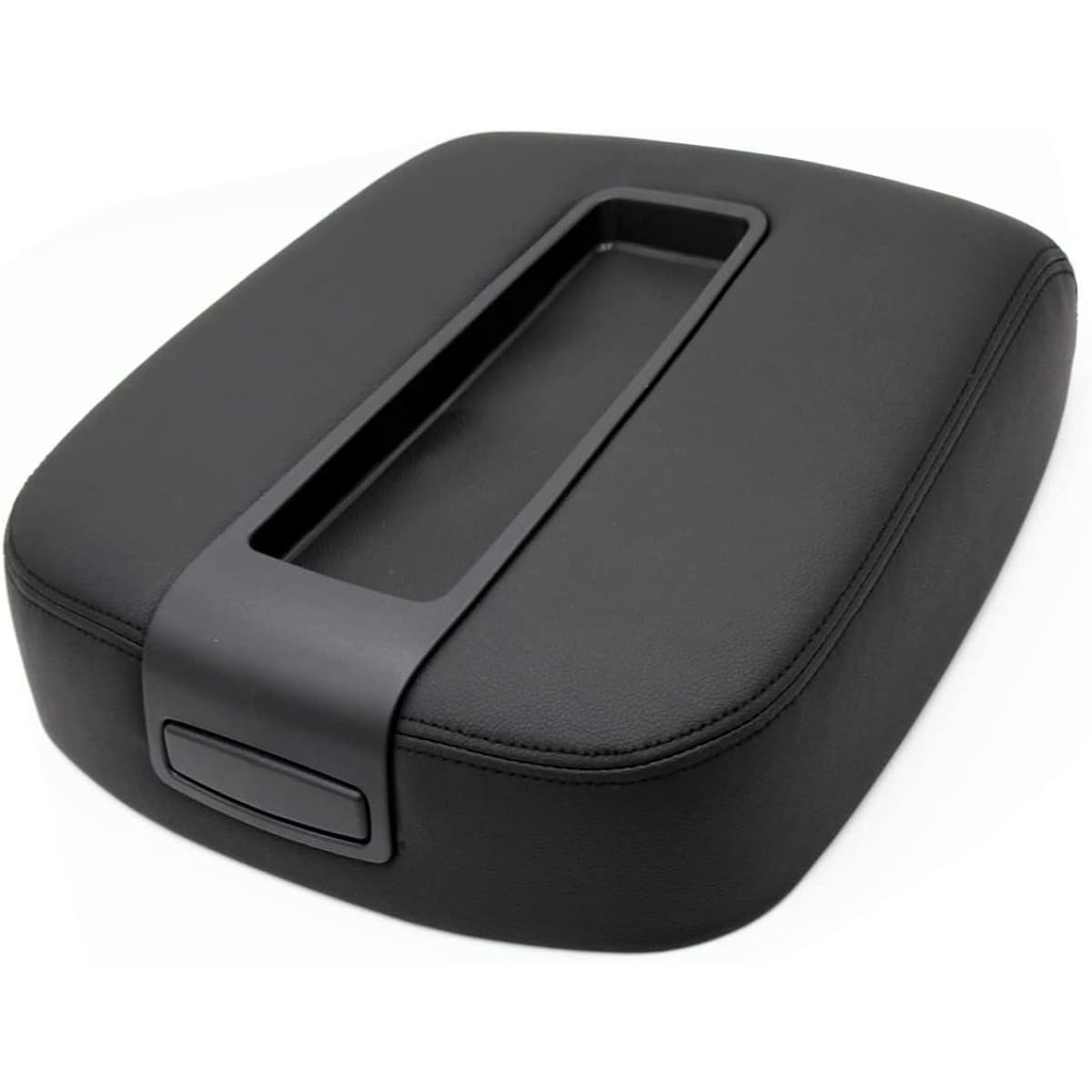 AABIGAIL Center Console Arm Rest Cover 2007-2013 Chevrolet Silverado, Taho, Sabarban, Ava Lunch, GMC Sierra, Ucon, Ucon XL Automatic Leather Sewing Console Cover replacement (black)