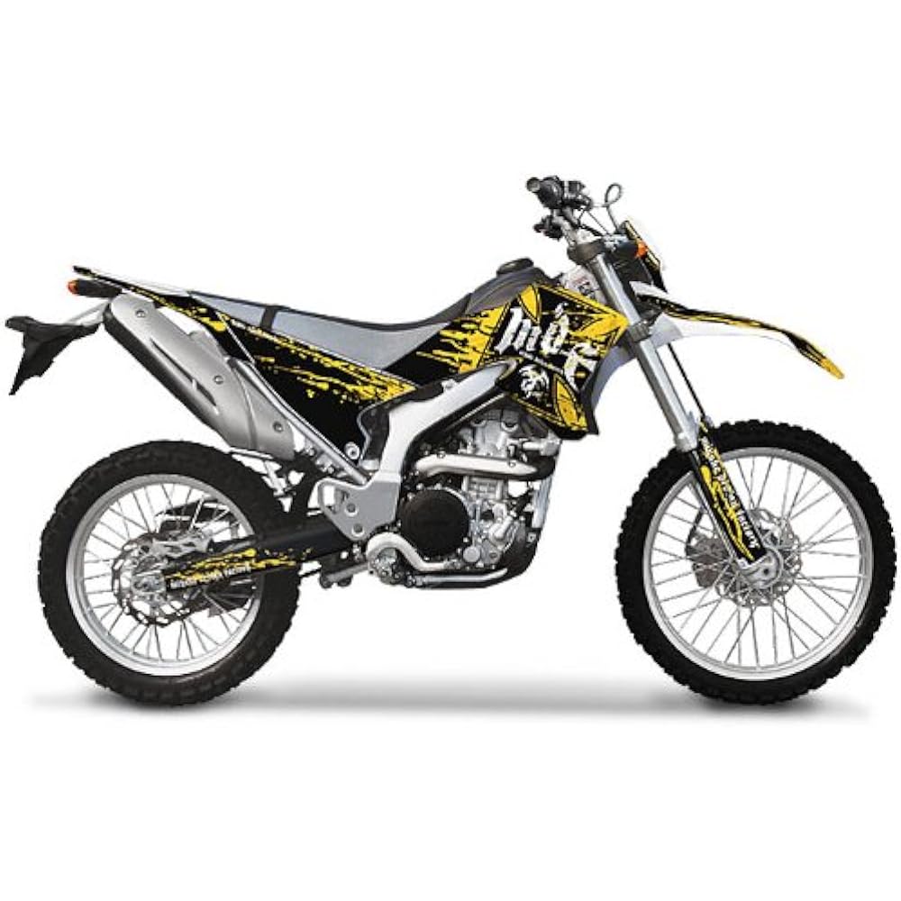 MDF Graphic Kit Shroud Set Bloody Model Pumpkin Yellow WR250R(08-) MWRR-C-PY-SH