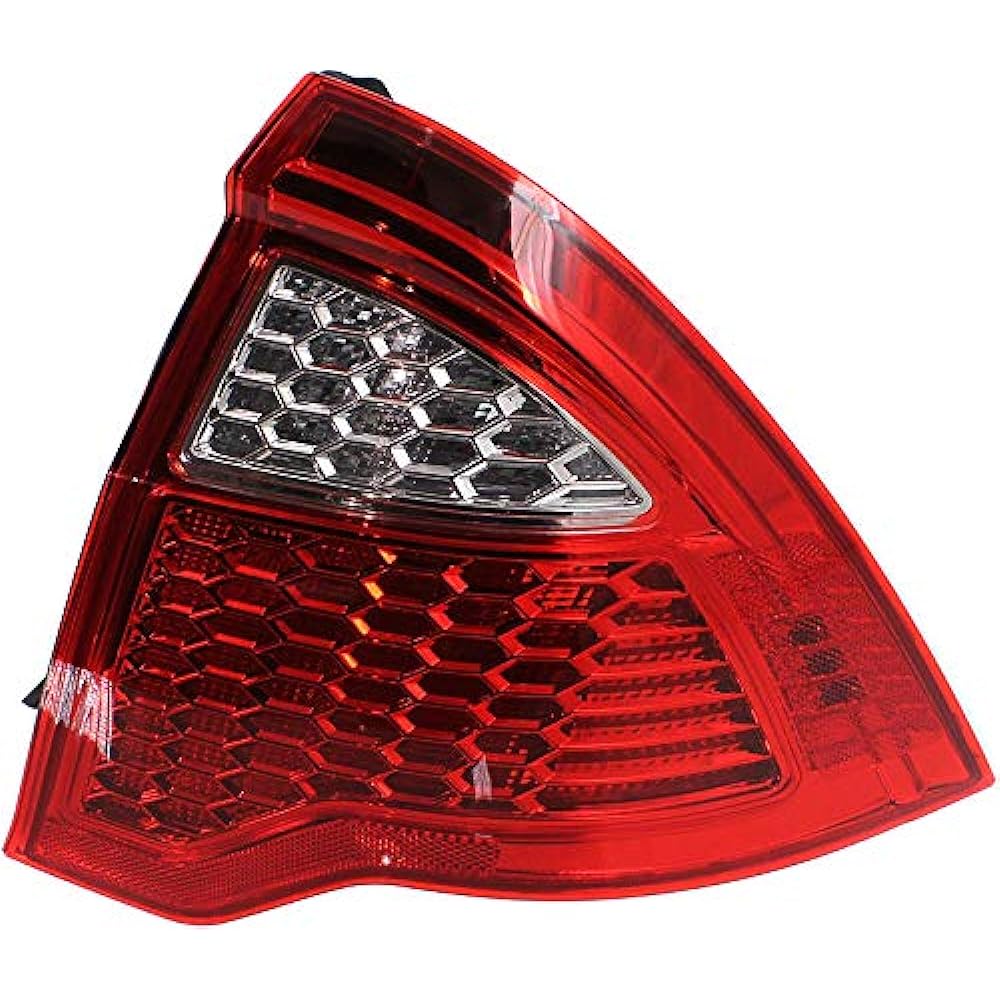 EVAN FISCHER Tail Light Lens and Housing 2010-2012 Ford Fusion compatible - Capa passenger side side