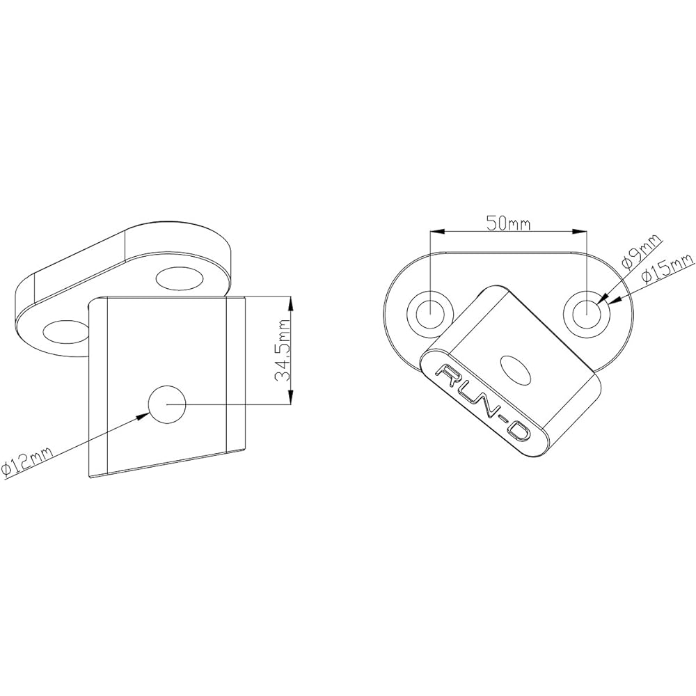 RUN-D A-PILLAR Light mount front glass light bracket for Jeplan JK