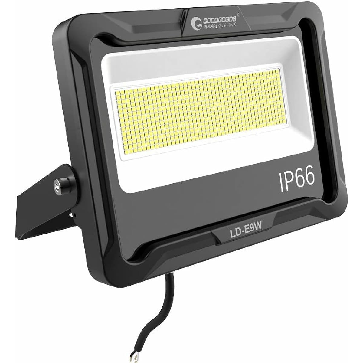 Good Goods 100W LED Floodlight, Daylight White, 100V Compatible, IP66 Waterproof, LED Light, Work Light, High Brightness, Energy Saving, 120° Wide Angle Lighting, Flood Light, Sign Light, Parking Lot, Garage, Warehouse, BBQ, Outdoor Work, Outdoors, Outdo