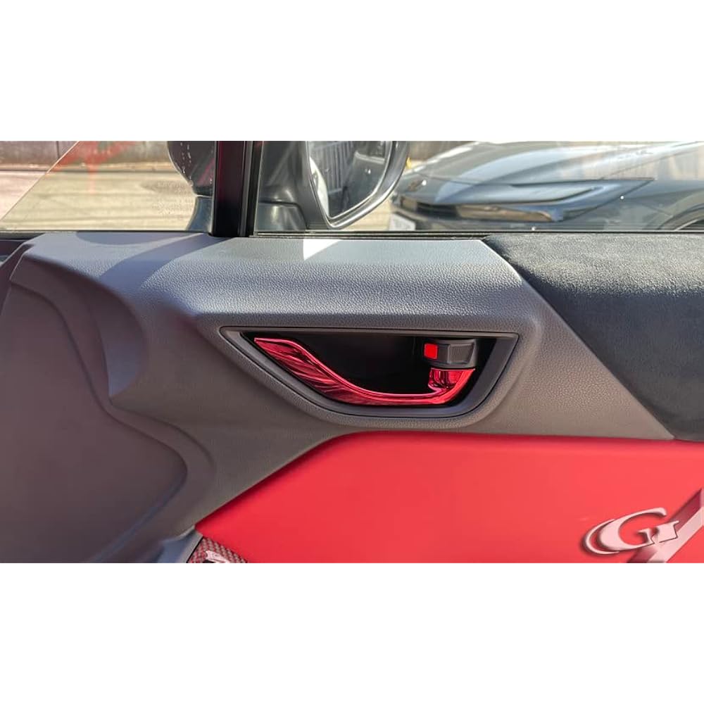 Grazio&Co. GR86 Inside Door Handle Deep Red Chrome DR