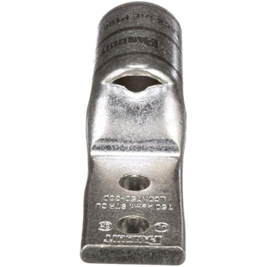 Panduit Domestic Genuine Copper Compression Terminal 2 Holes Standard Barrel with Hole for Confirming Wire Insertion Narrow Mounting Plate 750kcmil Mounting Hole 10.4mm Mounting Hole Spacing 25.4mm Pack of 6 LCDN750-38D-6