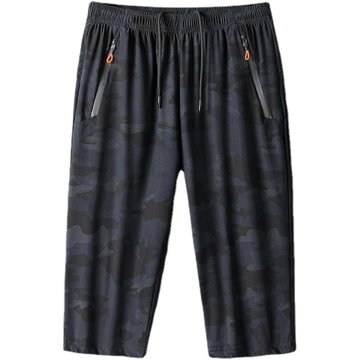 CLARIBEL Shorts Men's Training Sports Fitness Pants Outdoor Camouflage Active Shorts Sweatshirt Gym Wear Quick Dry Running 3/4 Length