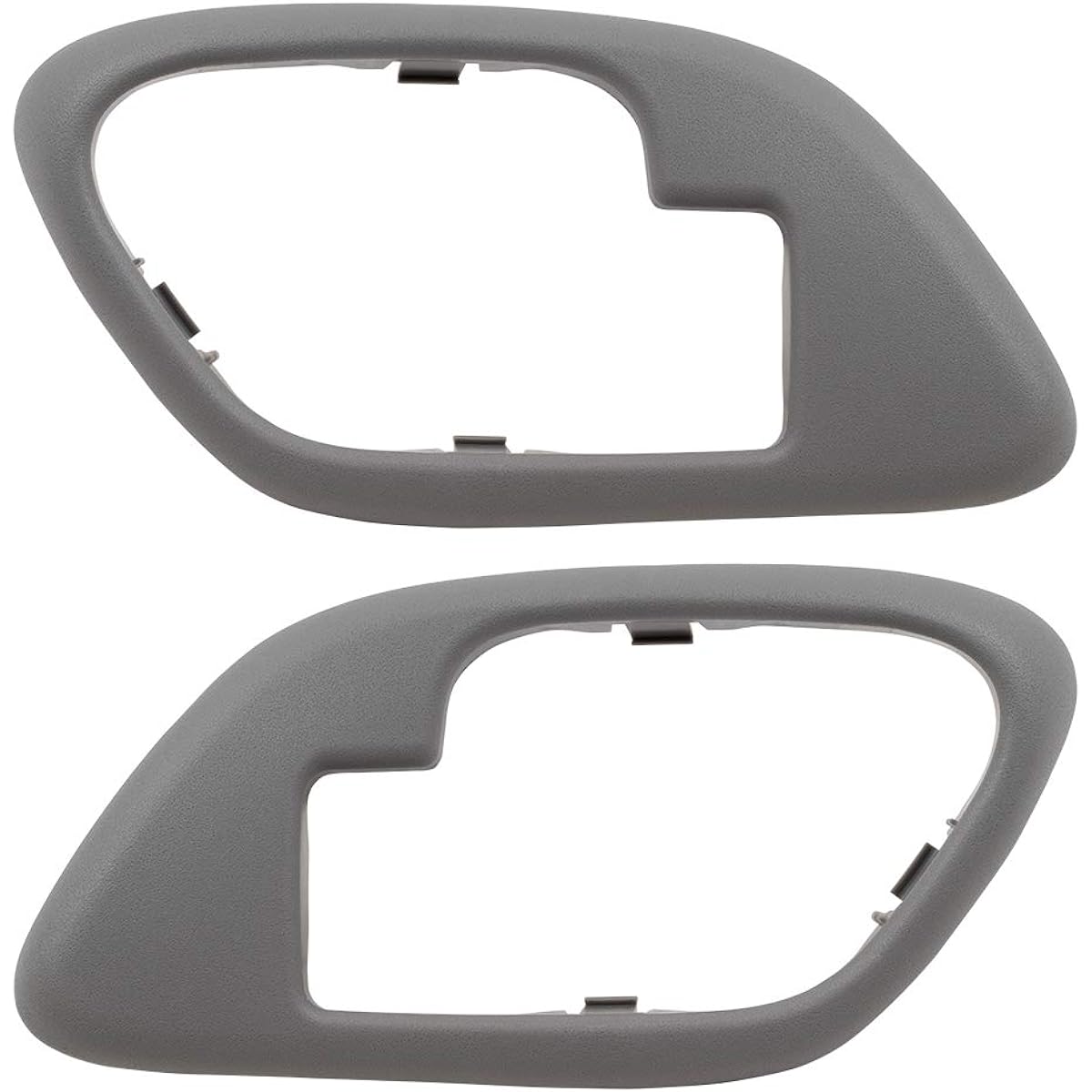 Autoandart BROCK replacement pair set Inward gray door handle trim bezel 1995-2002 C/K old body style pickup truck 15708079 1570808080