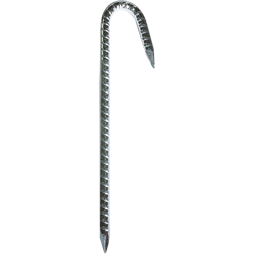 DAIDOHANT (Rope stopper) Irregular rope stopper J type [Iron / Unichrome] (Nominal diameter) 6 x (Length) 240mm (50 pieces) 10165660