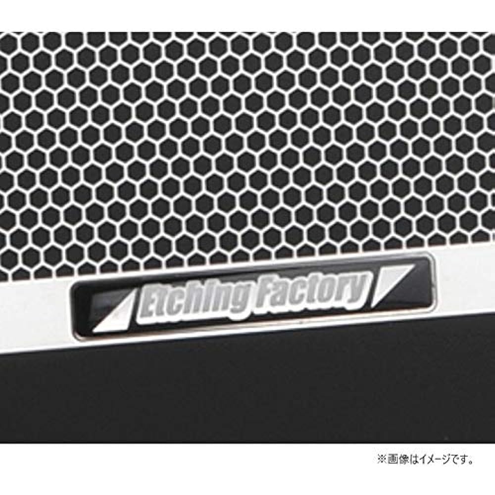 ETCHING FACTORY Radiator Core Guard CB250R (18-) Stainless Steel Black Black Emblem RGH-CB250R-00-SB