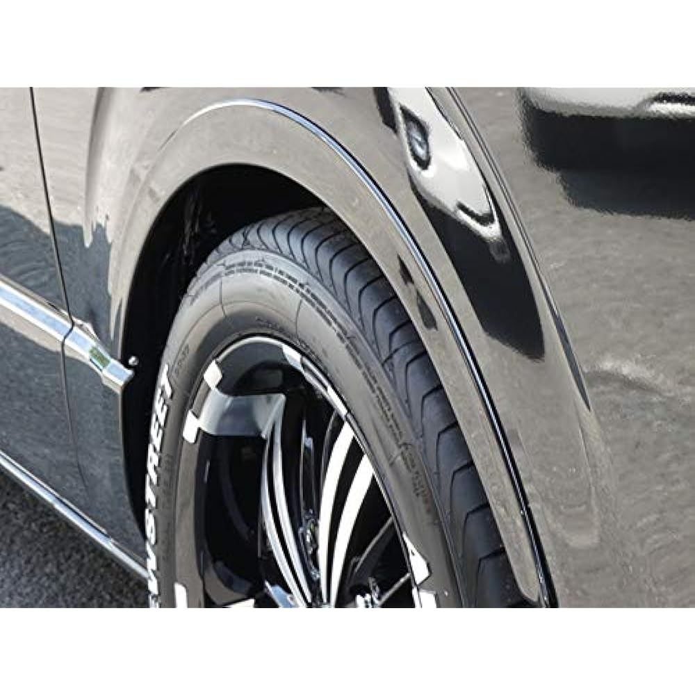 Hiace 200 Series Stylish Fender, Compatible with Vehicle Inspections, Standard and Wide Body Vehicles, Over Fender, Regius Ace (070 Pearl White, Standard / Wide)