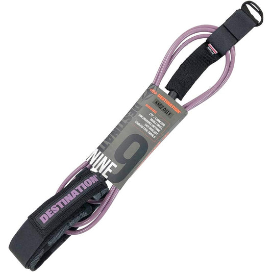 DESTINATION Leash Cord Double Swivel Leash Cord for Longboard KNEE Type 9FT Regular Model (S.PPL) DS-02NT1K9004