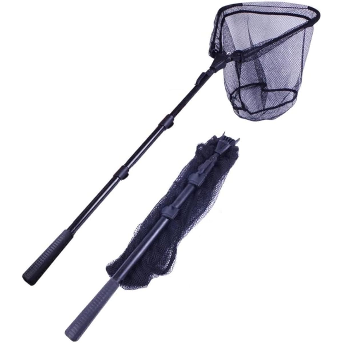 NAOTACK Foldable Landing Net Tamo Net Telescopic Aluminum Alloy Net Compact Ball Net 160cm/230cm