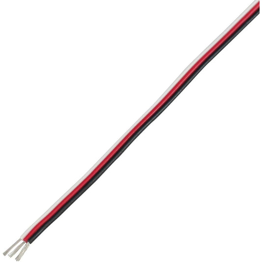 Kyowa Harmonet Small Diameter 3-core Parallel Wire KFC 0.1SQX3C Reel Winding 100m White/Red/Black