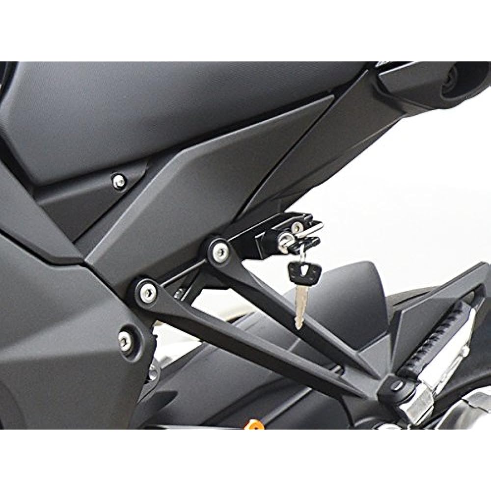 BABY FACE Helmet Lock Aluminum Black Ninja1000(17) 009-LCK07BK