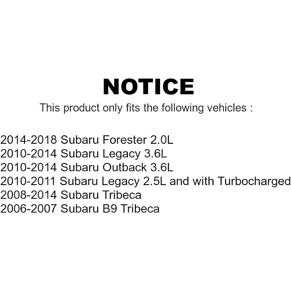 Frontoria semitaric brake pad Kit Subaru Forester Outback Legacy Tribeca B9 KPF-100584
