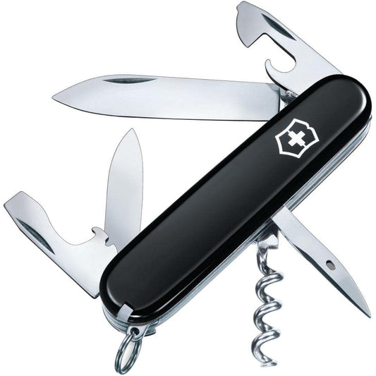 VICTORINOX Spartan Swiss Army Knife, Multifunctional Knife, Outdoor Disaster Prevention Goods, Corkscrew, Flathead Screwdriver Included, Equipped with a Can Opener, Swiss Made Multi-Tool with 12 Functions, Compact Disaster Prevention Goods, Jutoku Knife