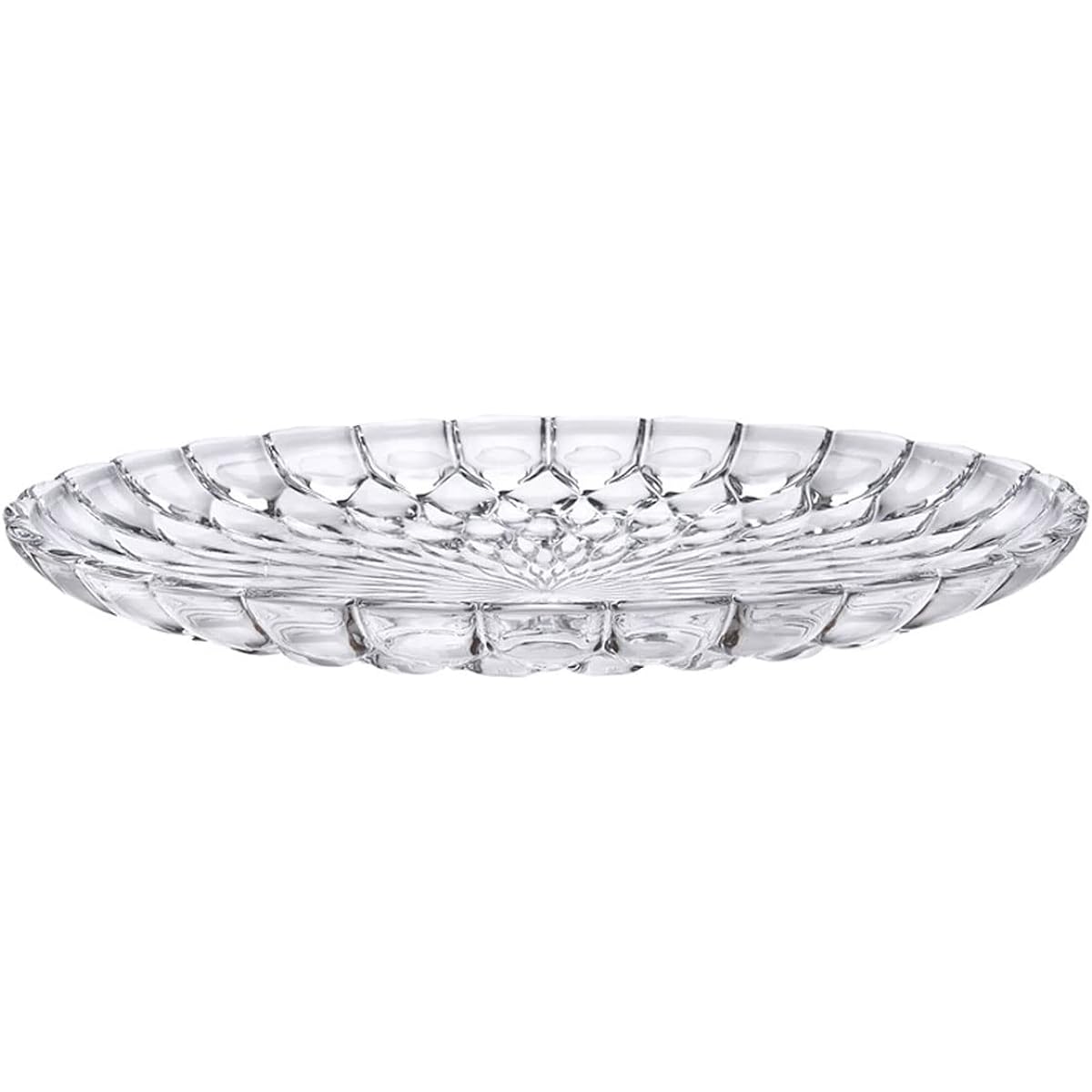 Kartell Medium Plate Crystal φ45/H3.5cm Jelly Plate SFAC-K1226-B4 [Authentic Product from Domestic Sole Distributor]