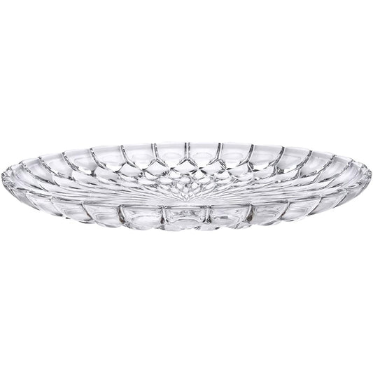 Kartell Medium Plate Crystal φ45/H3.5cm Jelly Plate SFAC-K1226-B4 [Authentic Product from Domestic Sole Distributor]