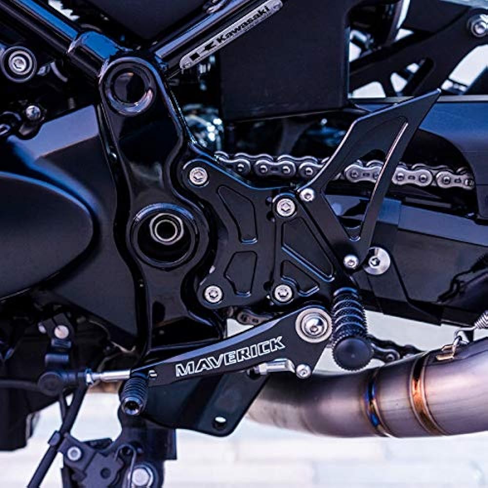 MAVERICK Back Step Z900RS Rear Brake Reaction Adjustable 4 Positions Black MV409BSBK