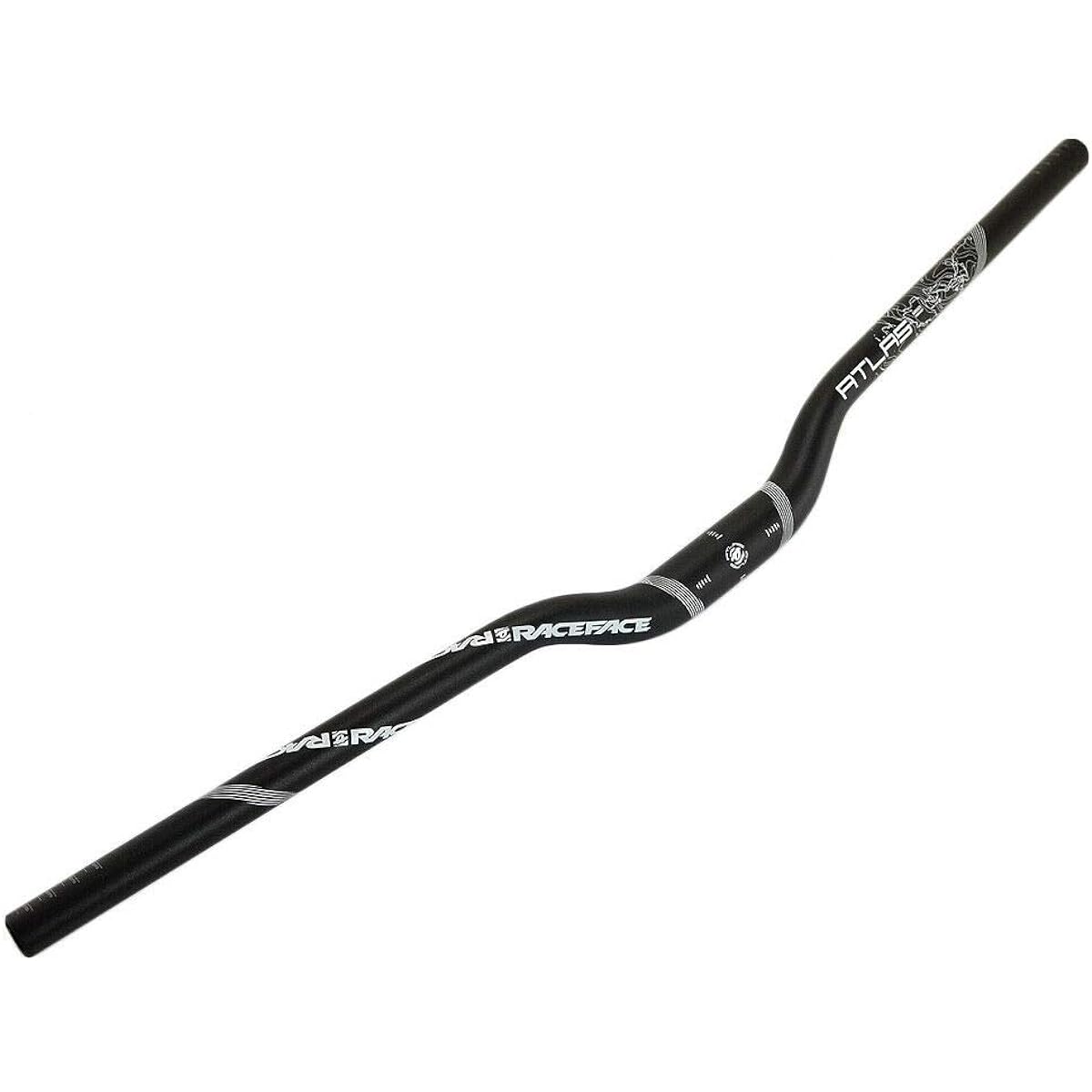 RaceFace Atlas 1.25 Inches Riser 31.8 x 785mm Handlebar 32mm Rise All Mountain Bar, Black, RF1981