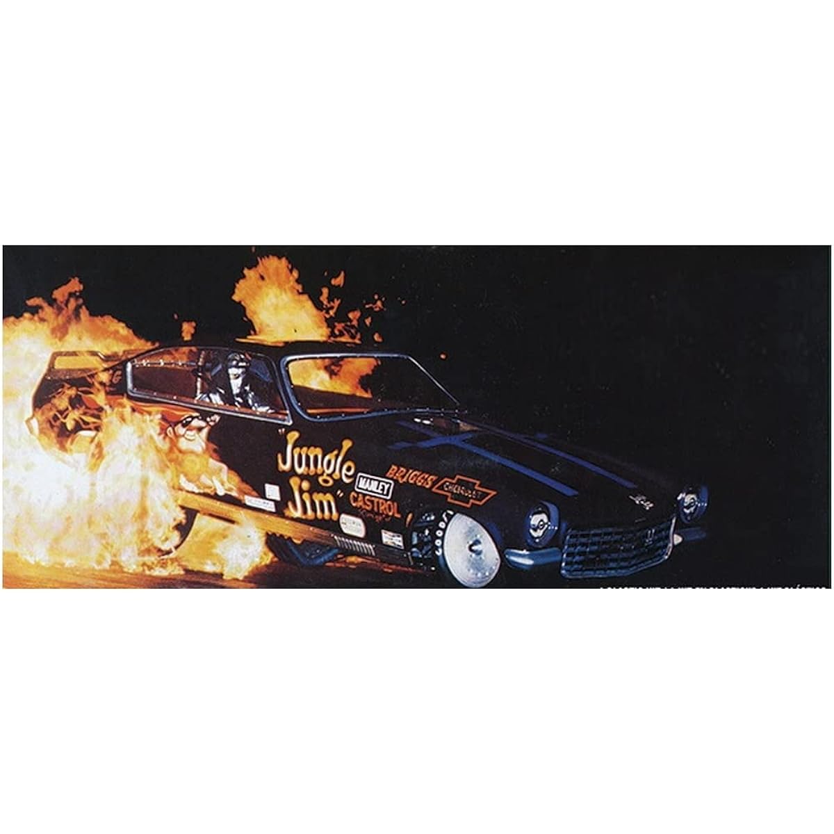 Atlantis Model 1/16 Jungle Jim Funny Car Plastic Model ATLAMCH1486 Molding Color