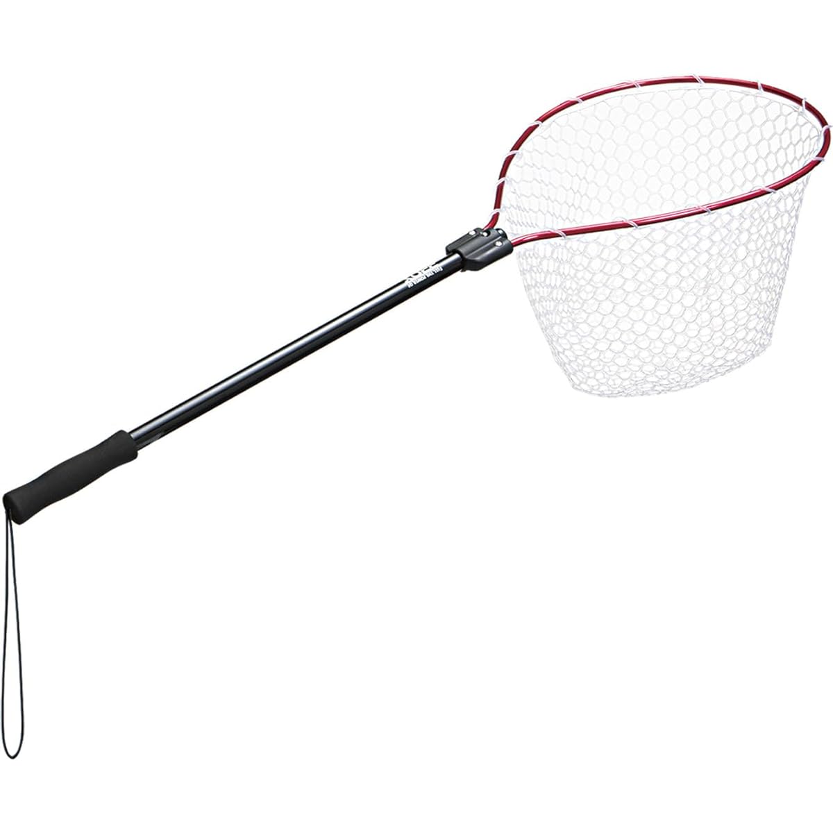 [Fish-friendly rubber net/Lightweight and durable aluminum shaft] Fishing net PROX Rubber landing net 15 types/19 types Net color: Pink/Clear (Size: 15 types, 19 types, 19 types/Depth 60 cm) PX70415・PX70419・PX70419D