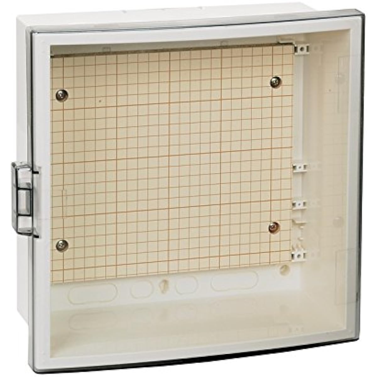 Kawamura Electric Plastic Box ABS Resin with Smoked Acrylic Door Body Cream Color SPN 3040-18T