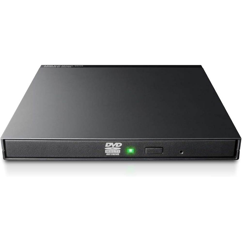 Logitech DVD Drive/USB2.0/Thin/With Type-C cable/Black