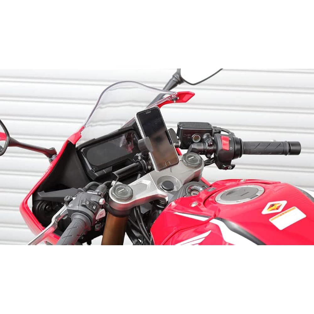 Kijima Bike Stay Handle Mount Stay CR650R ('19-) Maximum Loading Capacity 1.5kg φ22.2mm/Approx. 150mm HONDA 204-0698