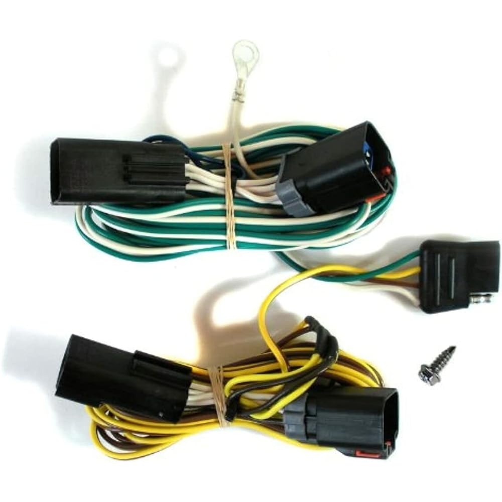 CURT 55534 Vehicle side Custom 4 Pint Reller Wireness Harness Complies to the Specific Chrysler 300 Dodge Charger Challenger