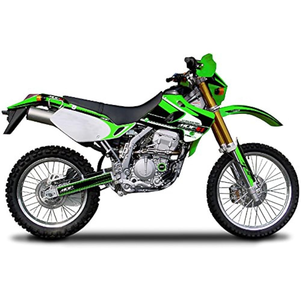 MDF Graphic Kit Complete Set Bloody Model Lime Green KLX250(98-04) MKLX2-C-GR-ALL