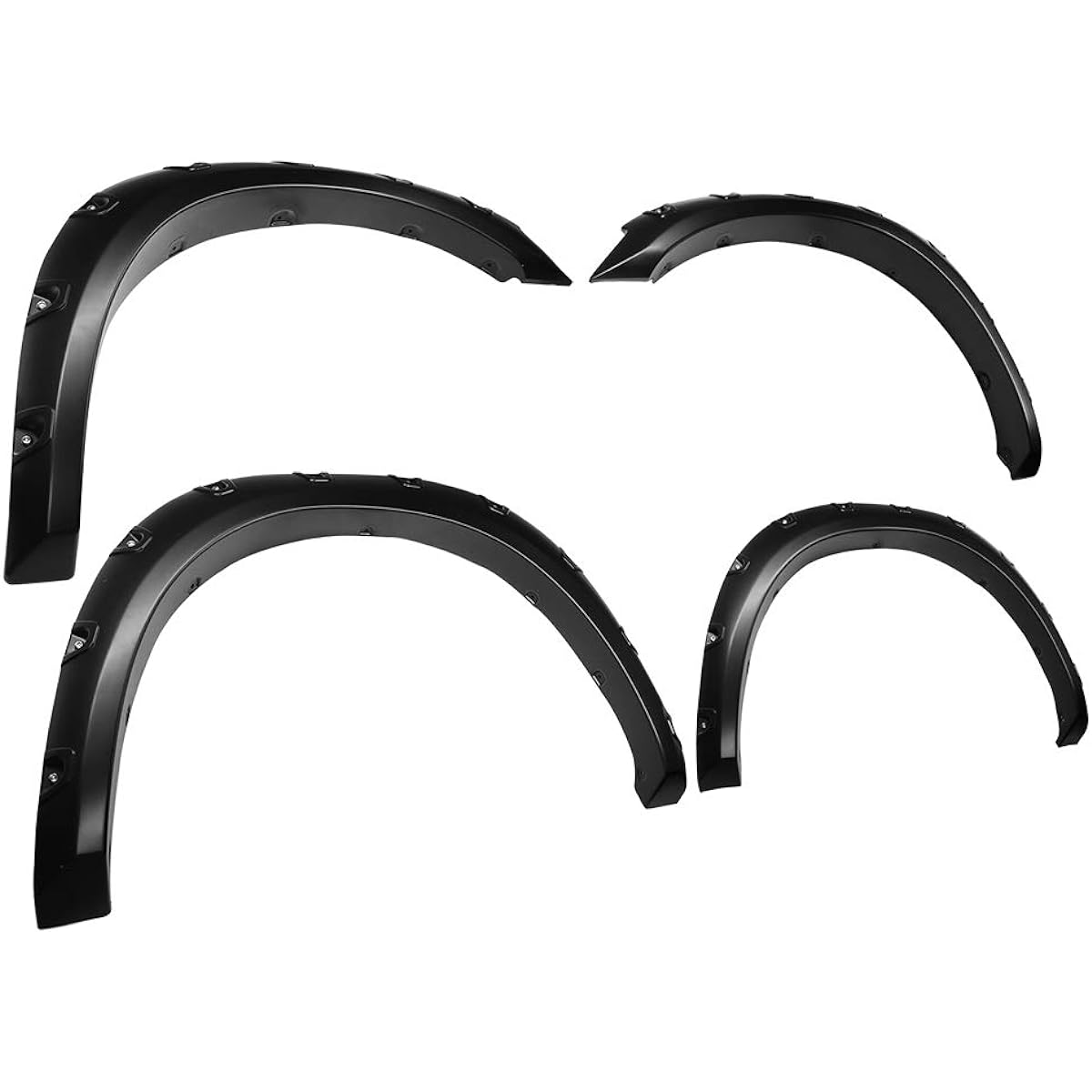 MAXMATE Fender Flare 2010-2018 DODGE RAM 2500 3500 6.5 feet & 8 feet Bed smooth texture paintable bolt rivet fastened style 4 | TFD84138