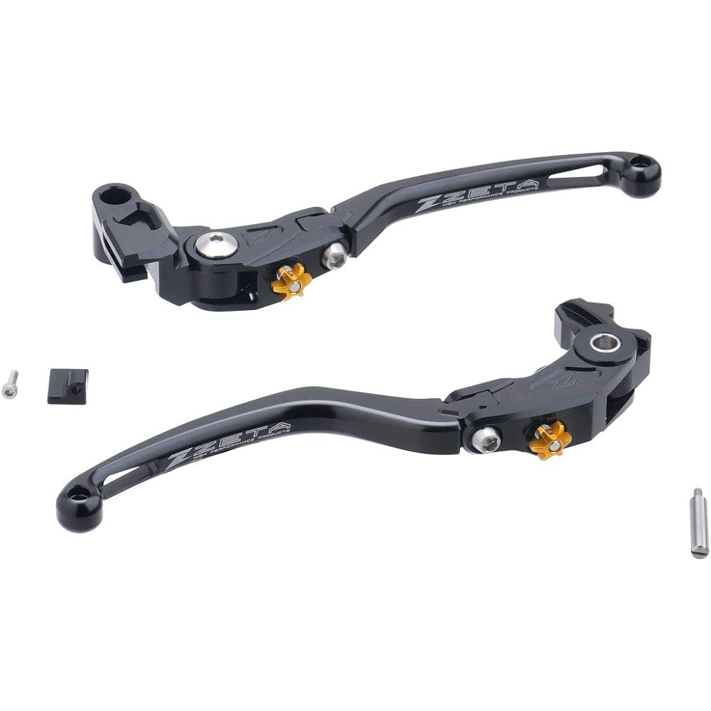 ZETA Pilot Lever Set Z900RS/SE/CAFE,ZX-6R,NINJA1000,Z1000 Black ZS63-0211