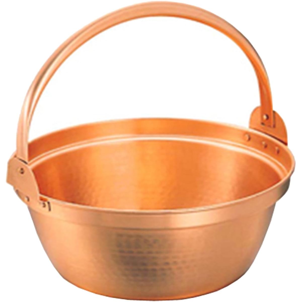 Marushin Bronze Ware, Mountain Vegetable Hot Pot, Pure Copper, 27cm, Pewter Pewter, No Pewter on the Inside