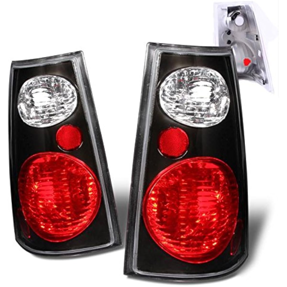 SPPC Black Eurotail Light Assembler Set Driver Left passenger seat for right side replacement for the right side FORD EXPLORER SPORT TRAC (pair)