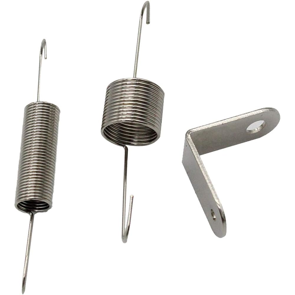 Throttle Return Spring Bracket and Dual Spring Chrome SBC BBC Chevy Ford 302 350