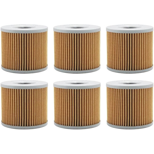 [Parts] Motorcycle Oil Filter S-UZUKI GS750S GS750ES GS750E GS1100G GS750 GS450TX GS450T GS425 GS450S GS1100E GSX250 (Color: 6 Pcs)