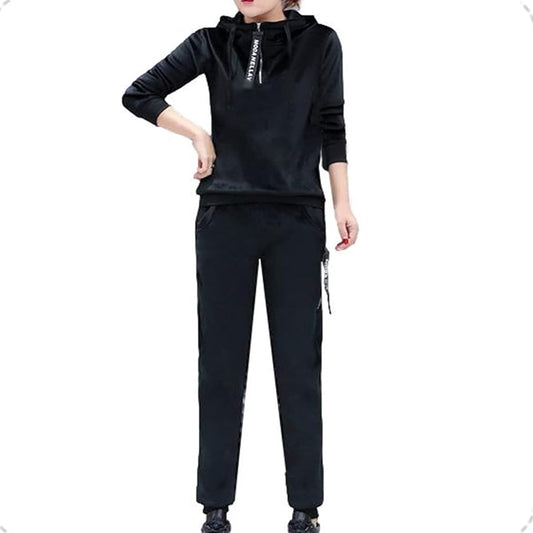 [PicoCharm] Jersey Sweatshirt Top and Bottom Set, Women's Loungewear, Sportswear, Sweatshirts, Training Wear, Sweatshirt, Parka
