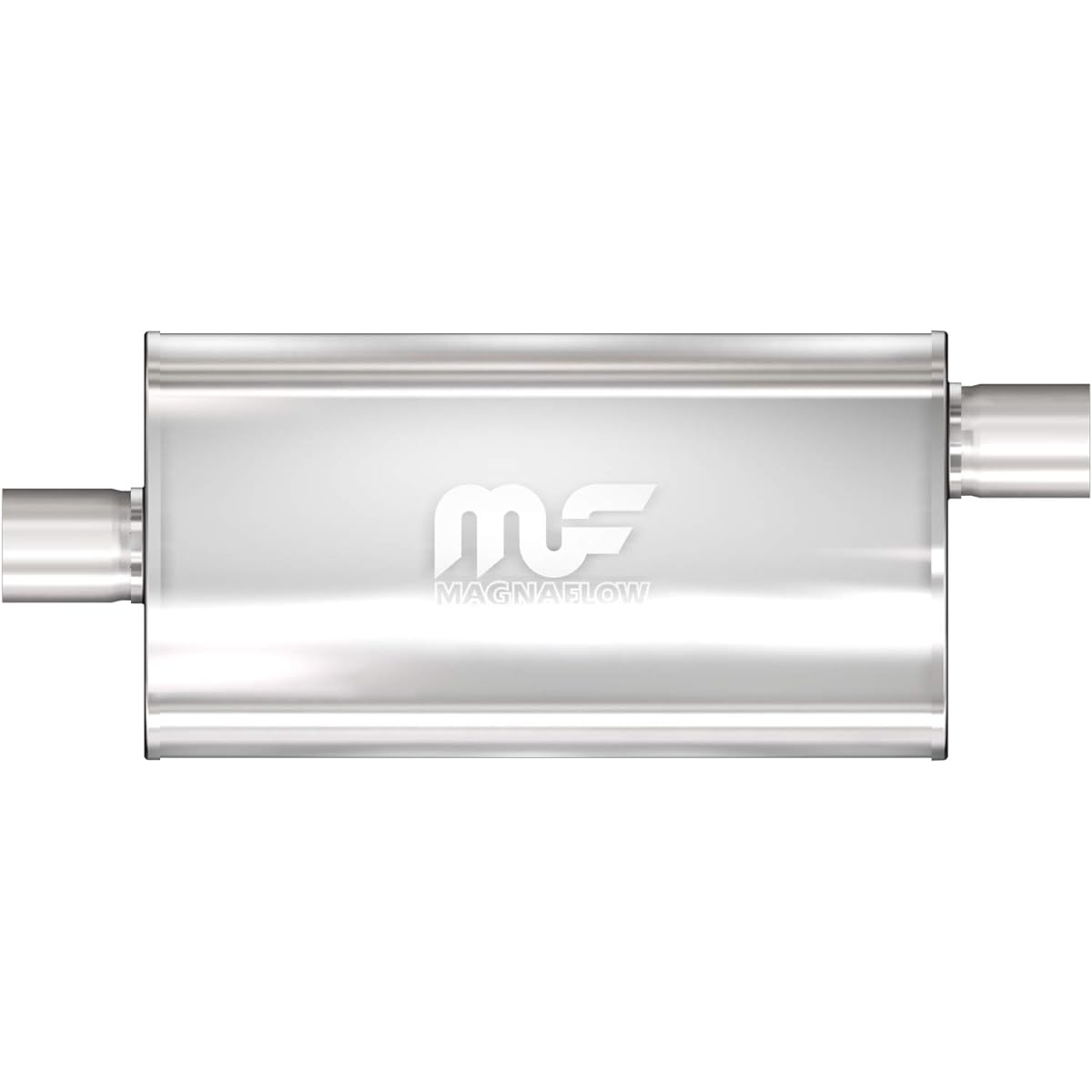 MAGNAFLOW Performance muffler 12589: 3 inch inlet/Outlet universal fit stainless steel