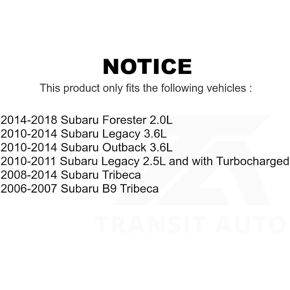Frontoria semitaric brake pad Kit Subaru Forester Outback Legacy Tribeca B9 KPF-100584