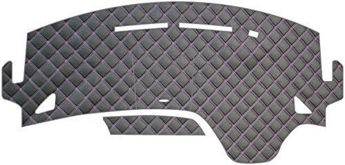 BMS Dashboard Mat DIK Leather Black W-SQUARE#50 Red [Nissan Days Lukes H26/02~ B21A Auto Light Sensor Included] LDM-N25G-MWRE