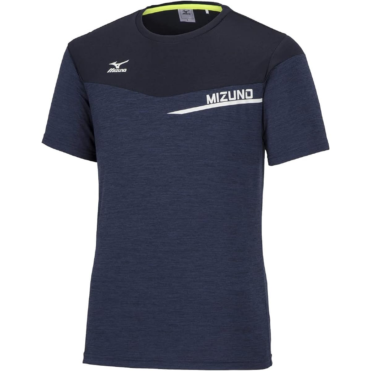 [Mizuno] Training Wear, Short Sleeve T-Shirt, Sweat Absorbent, Quick Drying, Antibacterial, Odor Resistant, Stain Resistant, UPF15 K2JAA114 Men's