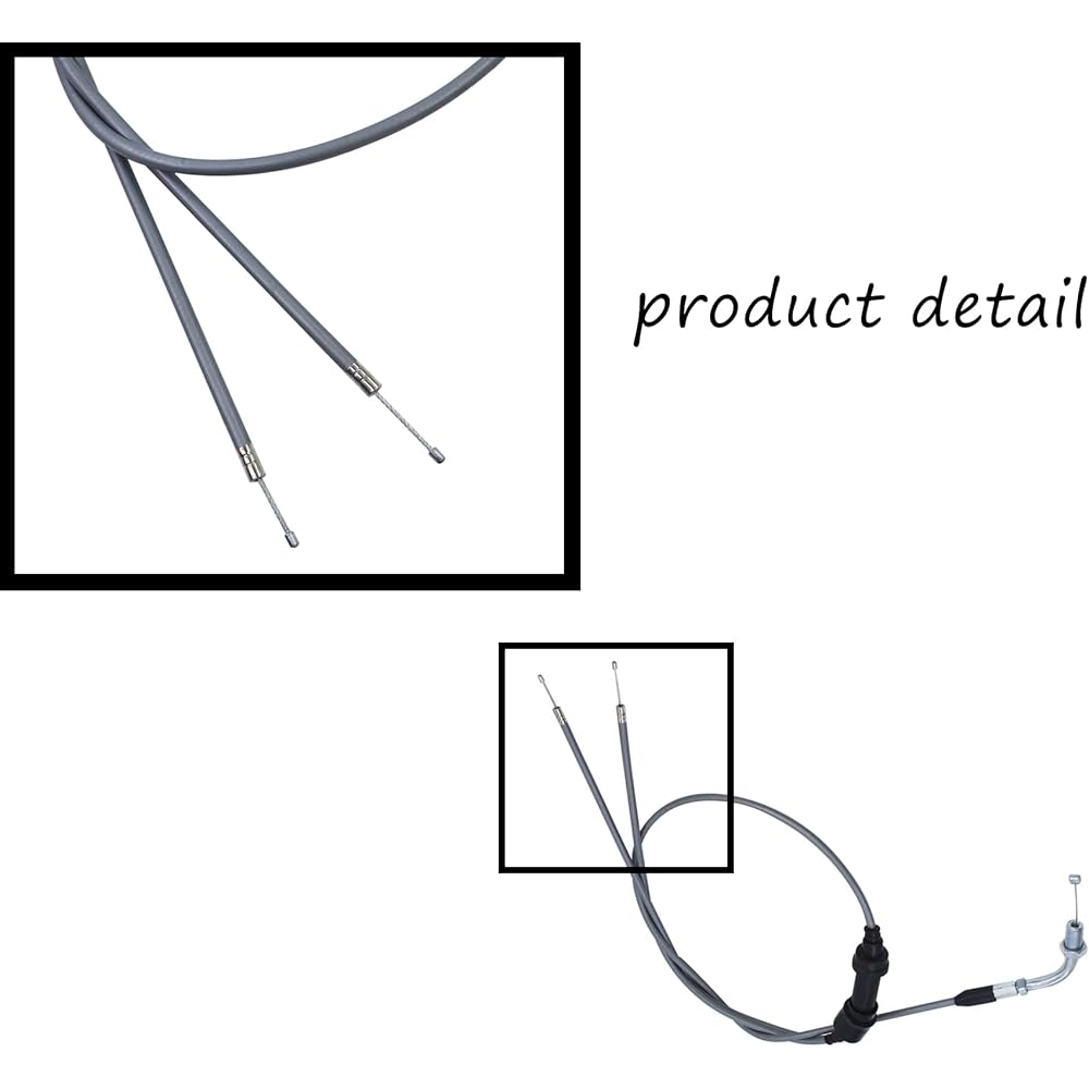 Waltyotur Auto Vice Rottle Cable 17910-236-000 Honda CB160 CB175 CB200T CL175 Gray