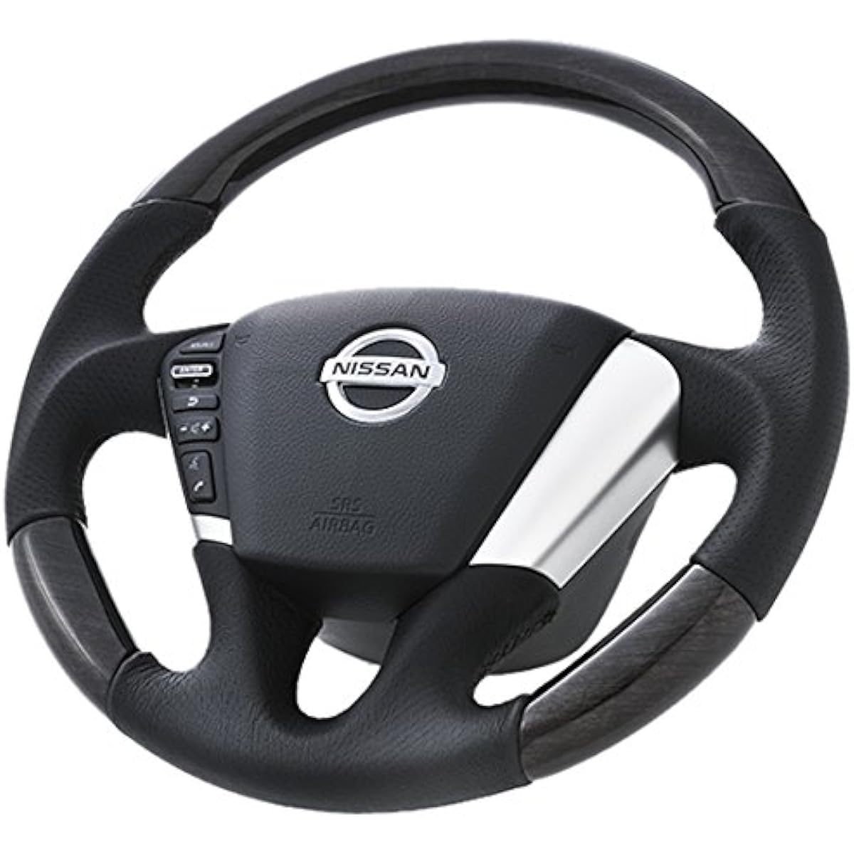 KENSTYLE Original Steering NA05 Elgrand (E52) Gradient Brown Ebony/Leather Combination