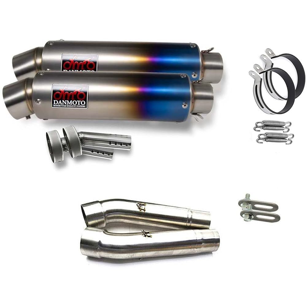 TRX850 1995- DANMOTO Titanium Slip-On Scarf