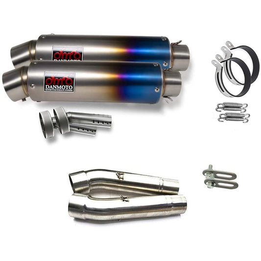 TRX850 1995- DANMOTO Titanium Slip-On Scarf